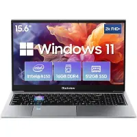 Blackview Ordinateur Portable Acebook 8(15.6 pouces FHD+,Intel Core TM N97,RAM 16 Go,512 Go SSD,Windows 11 Home,QWERT) - Gris