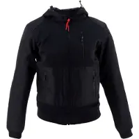 Helstons Veste textile pour moto Softy Air Mesh pour femme, noir, M