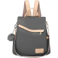 OEM Sac 3 en 1 pour femmes - Sac de voyage léger avec compartiments - Sac multifonctionnel - Idéal pour le travail, l'école et les voyages - Gris