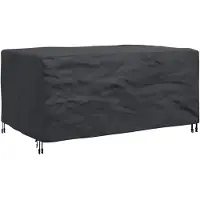 vidaXL Housse pour mobilier d'extérieur Noir 170 x 100 x 70 cm 210D