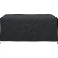 vidaXL Housse pour mobilier d'extérieur Noir 143 x 225 x 90 cm 210D