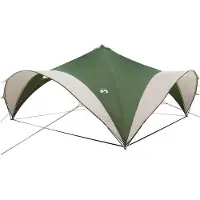 vidaXL Tente de fête verte, 600 x 600 x 400 cm, polyester et acier