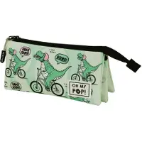Oh My Pop Fan Triple 2.0 Dinorrr Trousse à crayons Vert Homme Vert One Size