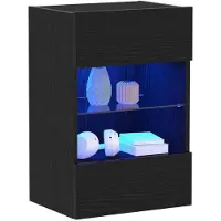 vidaXL : Ensemble de 2 meubles TV, noir, en panneaux de particules