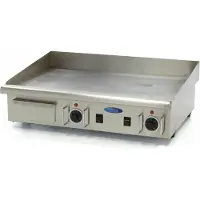Maxima - Plancha Gastro - Lisse - 73 cm - avec bac de récupération - 400 V