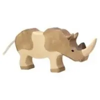 Sonstige Verlage Rhinocéros en bois Holztiger