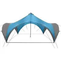 vidaXL Tente de fête bleue, 500 x 500 x 352 cm, polyester et acier