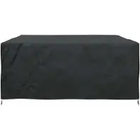 vidaXL Housse pour mobilier d'extérieur Noir 300 x 250 x 70 cm 210D