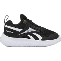 Reebok Baskets de course neutres Enfant Rush Runner 5 à Lacets élastiques Noir/Noir/Blanc
