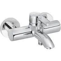 Kludi Bozz Robinetterie pour baignoire et douche DN15, chrome, 1 pièce.