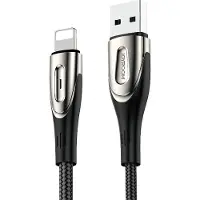 JOYROOM Câble USB pour Lightning Sharp S-M411 2.4A, 3m (Noir) (3 m, USB 2.0)