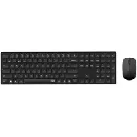 Rapoo Kit sans fil 8020M (DE, Sans fil), Clavier, Noir