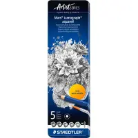 Staedtler Mars Lumograph Boîte de 5 crayons aquarellables