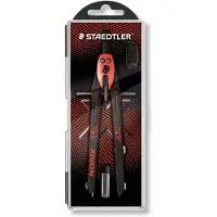 Staedtler Schnellverstellzirkel Norix rotschwarz, Compas, Rouge, Noir