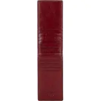 WITTCHEN Porte-cartes en cuir pour femme avec plusieurs compartiments, rouge, cuir naturel