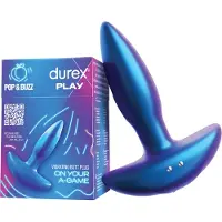 Durex Play Pop & Buzz Plug anal à vibrations 1 pcs