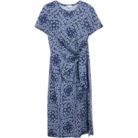 s.Oliver Robe bleu clair / bleu foncé / blanc