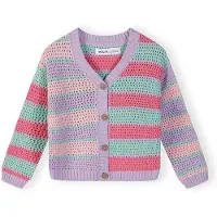 MINOTI Cardigan turquoise / lilas / rose / rose