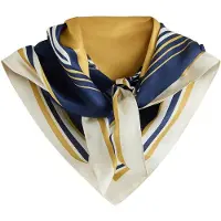 Next Écharpe bleu marine / safran / blanc