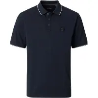 Casamoda Polo Jersey Tipping Marine
