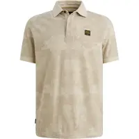 PME Legend Polo Piqué Imprimé Beige