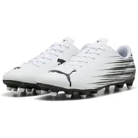 Puma Chaussures de football Homme Attacanto II FG/AG terrain ferme/artificiel White/Black