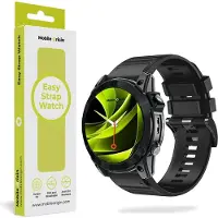 Mobile Origin Montre en silicone Easy Strap 26mm noire (Silicone), Sangles de montre, Noir