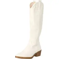 Elara Bottes de cowboy blanc