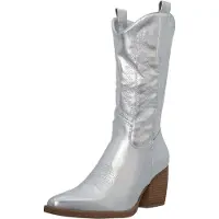 Elara Bottes de cowboy argent