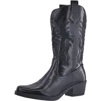 Elara Bottes de cowboy noir