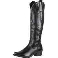 Elara Bottes de cowboy noir