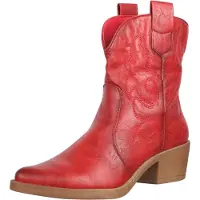 Elara Bottes de cowboy rouge
