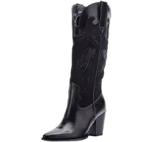 Elara Bottes de cowboy noir