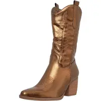 Elara Bottes de cowboy or rose