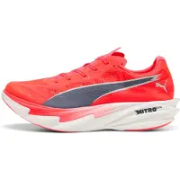 Puma Chaussures Deviate NITRO Elite 4 Rouge Blanc AW26, Taille 44 - EUR