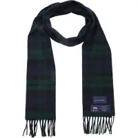 Suitable Echarpe à Carreaux Merinos Marine Vert Multicoloré Bleu foncé Vert foncé
