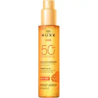 Nuxe Sun Face and Body Tanning Sun Oil huile solaire visage et corps SPF 50 150 ml
