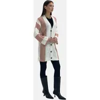Elara Cardigan rose / blanc
