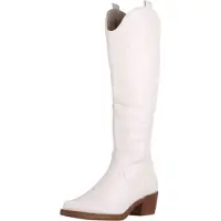 Elara Bottes de cowboy blanc cassé