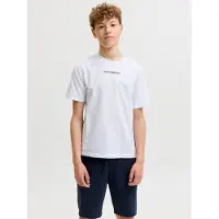 Jack & Jones Junior T-Shirt jaune / violet / noir / blanc