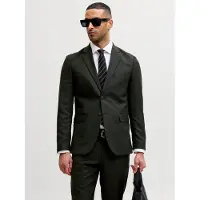 Jack & Jones Veste de costume 'JPRSOLARIS' vert foncé