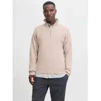 Jack & Jones Pull-over 'JJESoho Ollie' beige chiné