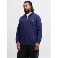 Jack & jones Plus Sweat-shirt 'JORNorrebro' marine / miel