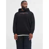 Jack & jones Plus Sweat-shirt 'JJJORBILLYBURG' rouge carmin / noir / blanc
