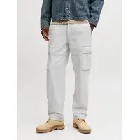 Jack & Jones Pantalon cargo blanc