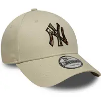 New Era Casquette de sport '9FORTY New York Yankees MLB Outline' beige