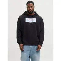 Jack & jones Plus Sweat-shirt 'JORGREENE' bleu clair / canneberge / noir