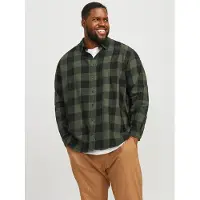Jack & Jones Chemise à Manches Longues Gingham Plus Size