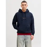 Jack & Jones Sweat-shirt 'JORNorrebro' bleu nuit / orange