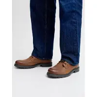 Jack & Jones Bottines à lacets 'JFWCranfield' brun foncé / miel
